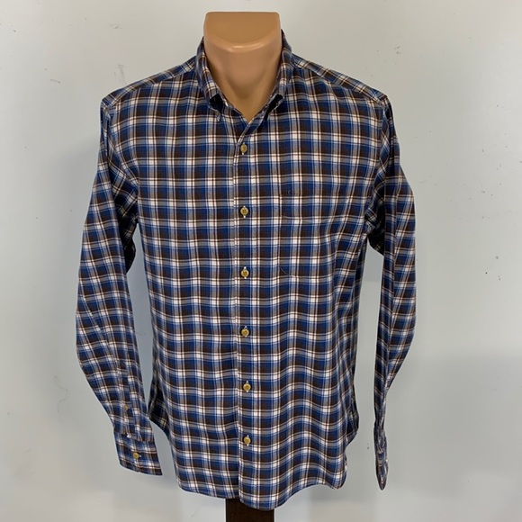 J. Crew long sleeve button down collar shirt.  M - Picture 1 of 7